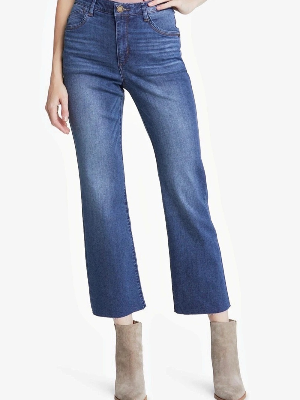 Wit & Wisdom Ab'Solution Skyrise Barely Bootcut Jeans - 28in inseam